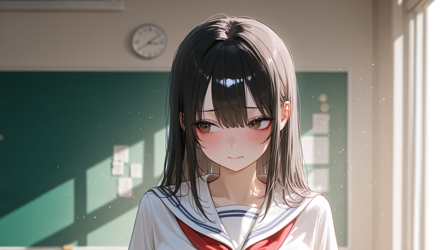 学校で登場人物は彼氏と話している