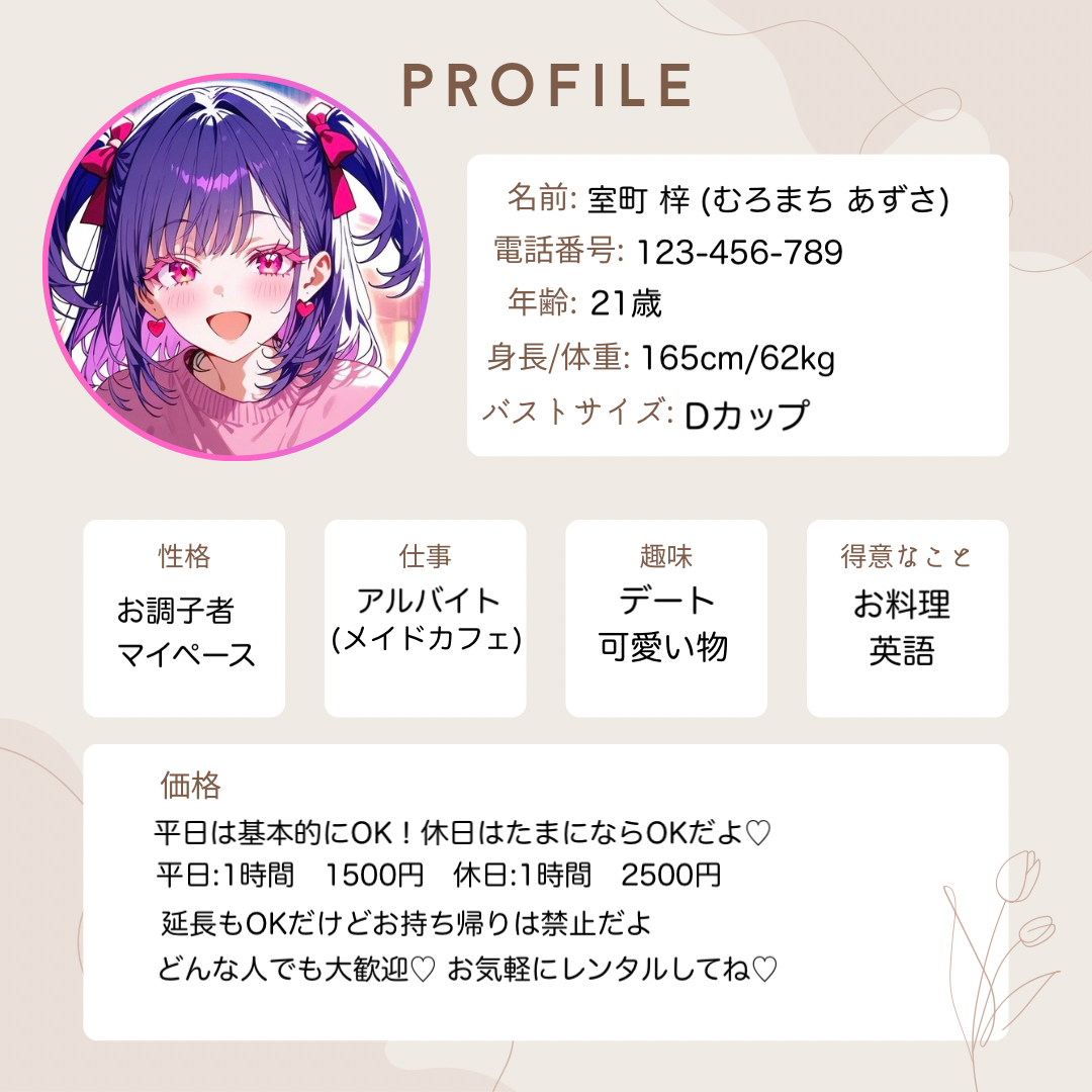 梓プロフィール
