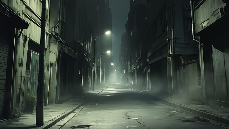 夜の帰り道