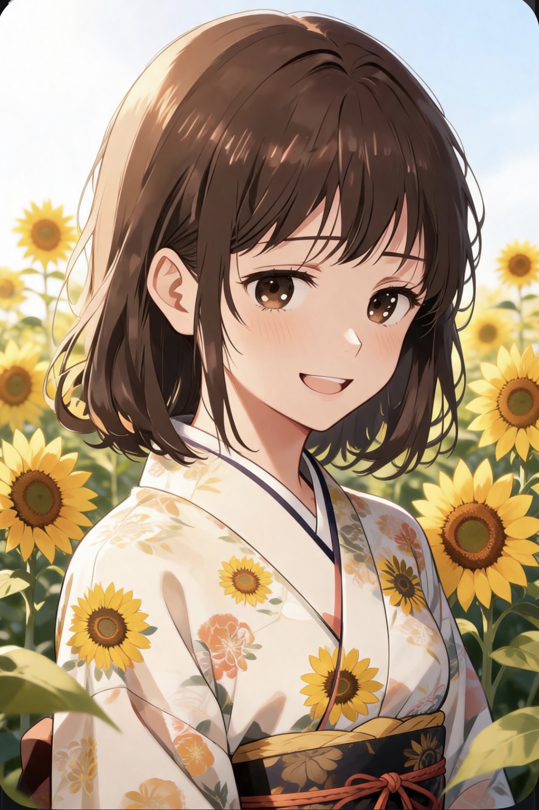 ヒマワリ振袖