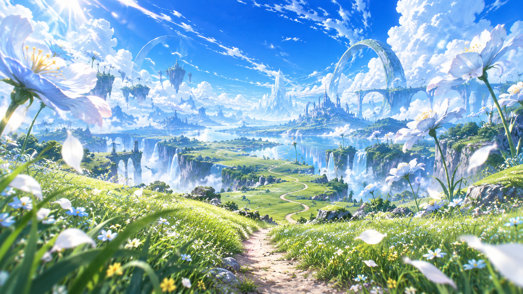 青空のエルフィア大地