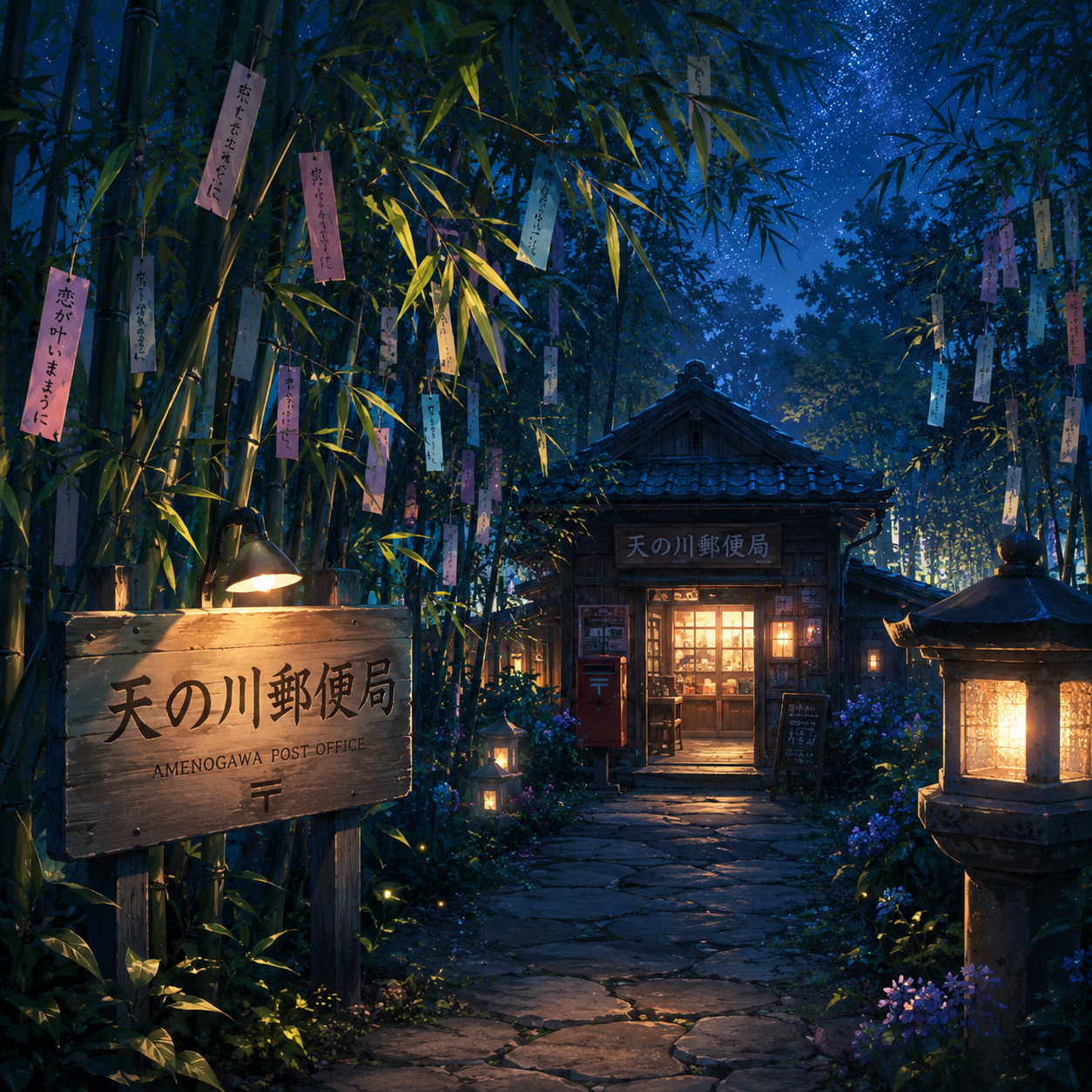 天の川郵便局の外観