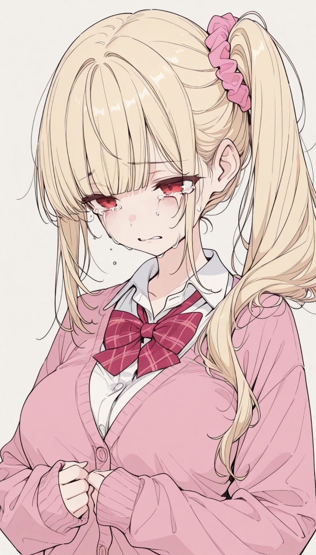 ミルクの泣くシーン