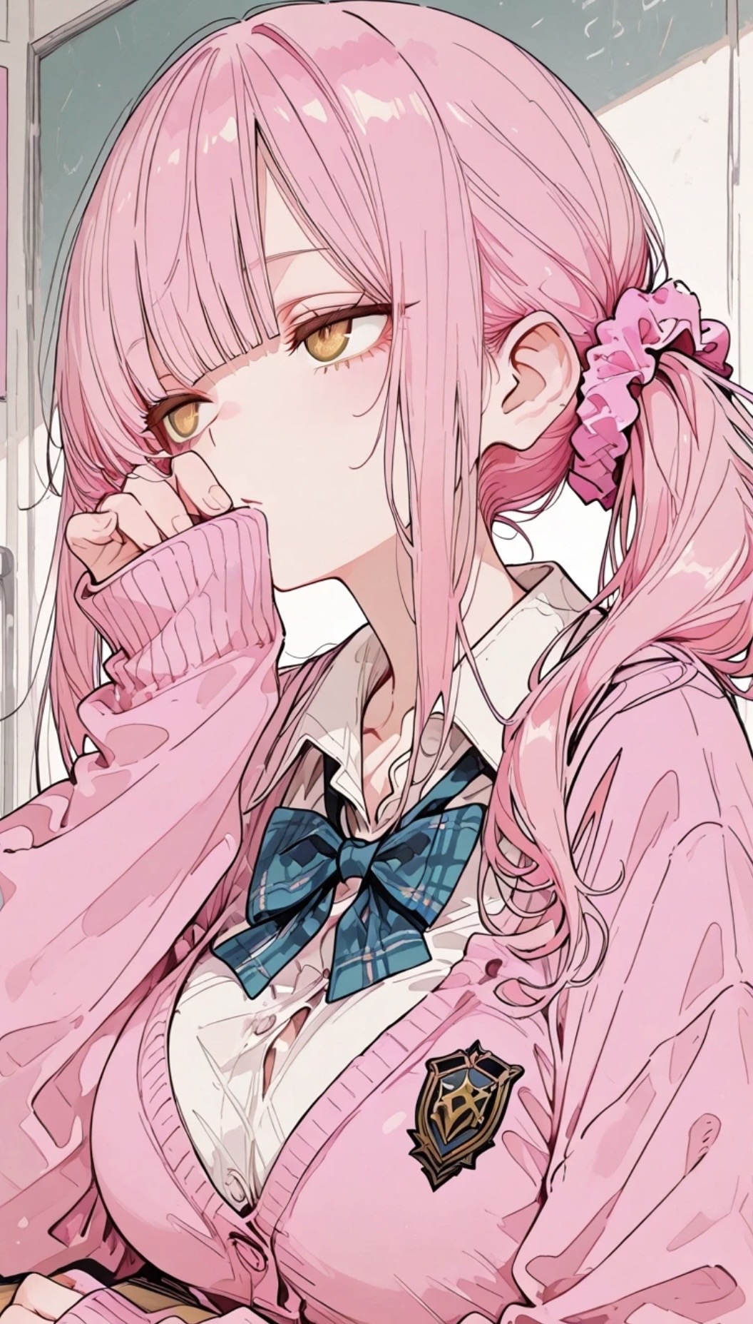 イチゴの真剣なシーン