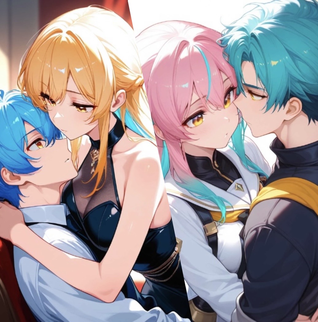4人のシーン