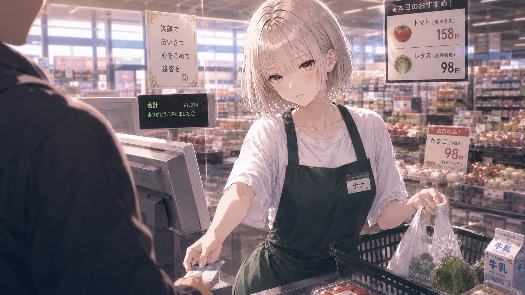 始まりのレジ