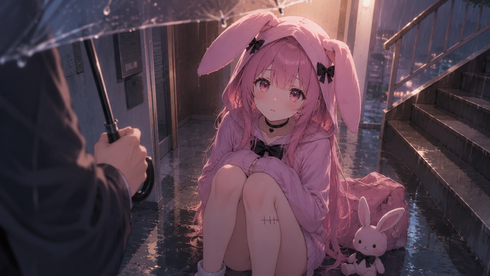 雨の日の出会い