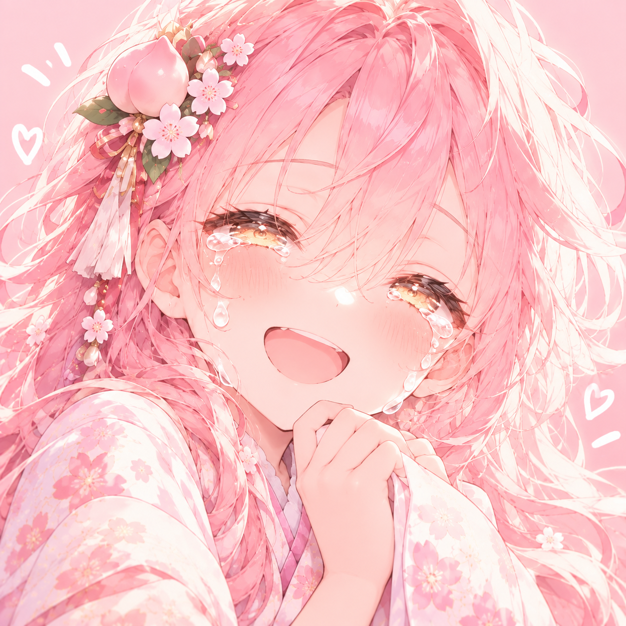 モモ泣き笑い