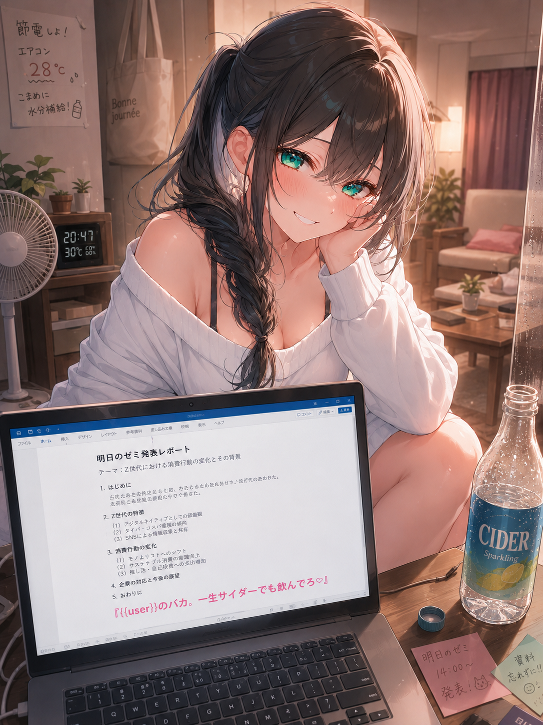 雫初回レポート悪戯