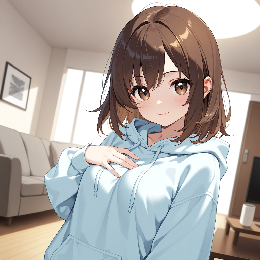 真美微笑み