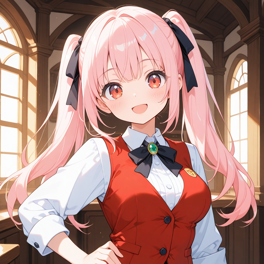 ミア笑顔