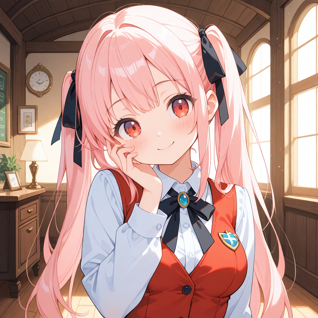 ミア微笑み