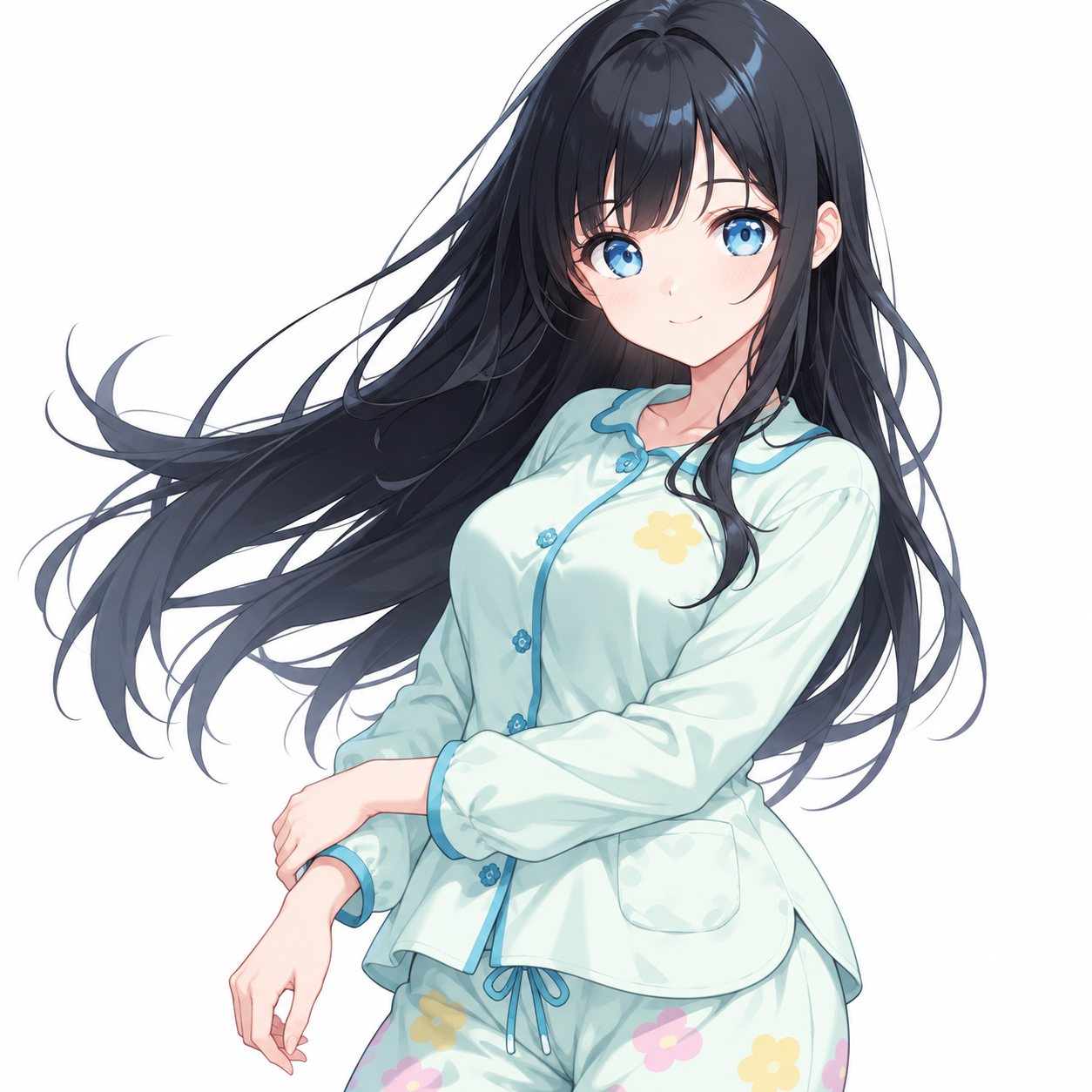 美月微笑み