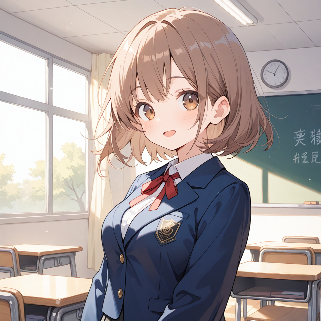 かな微笑み