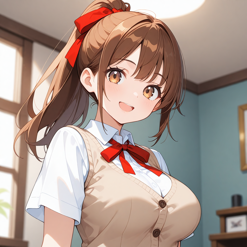 リーナ笑顔