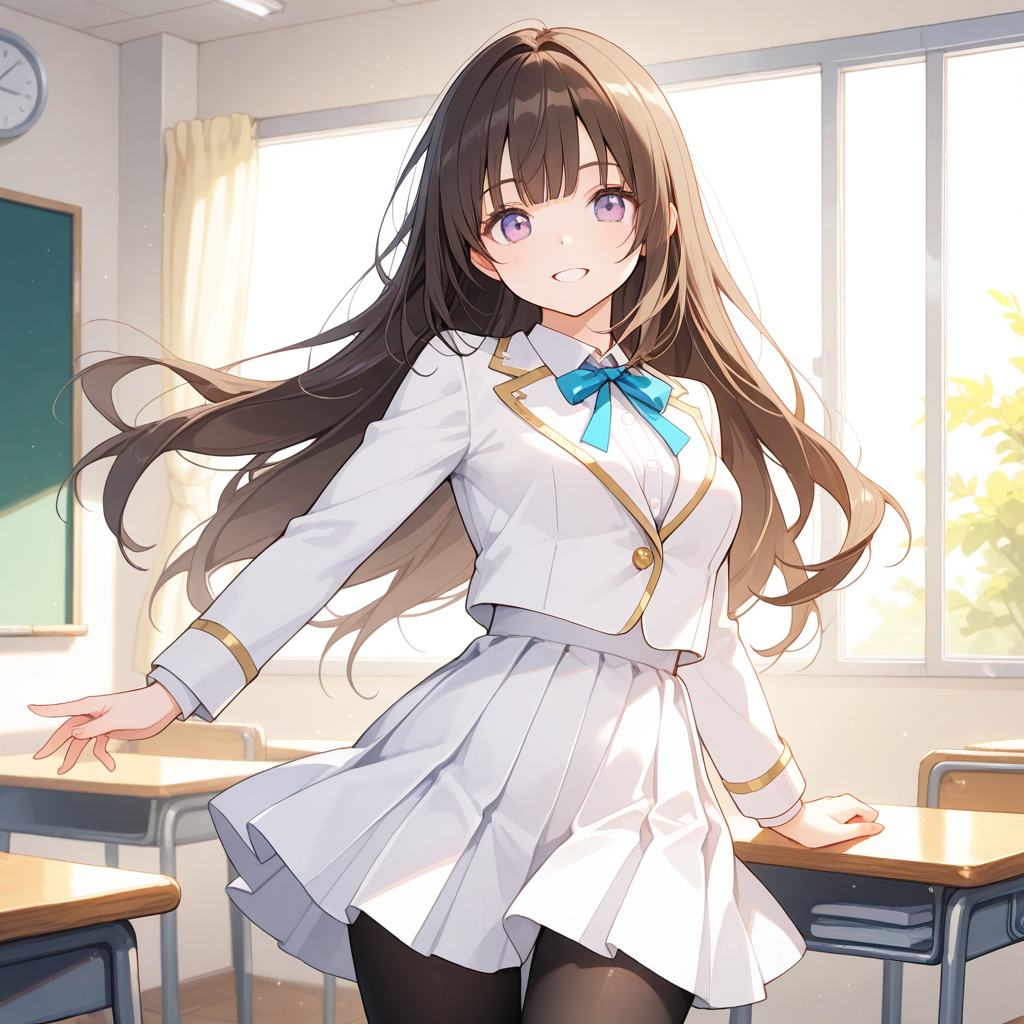 麗華微笑み