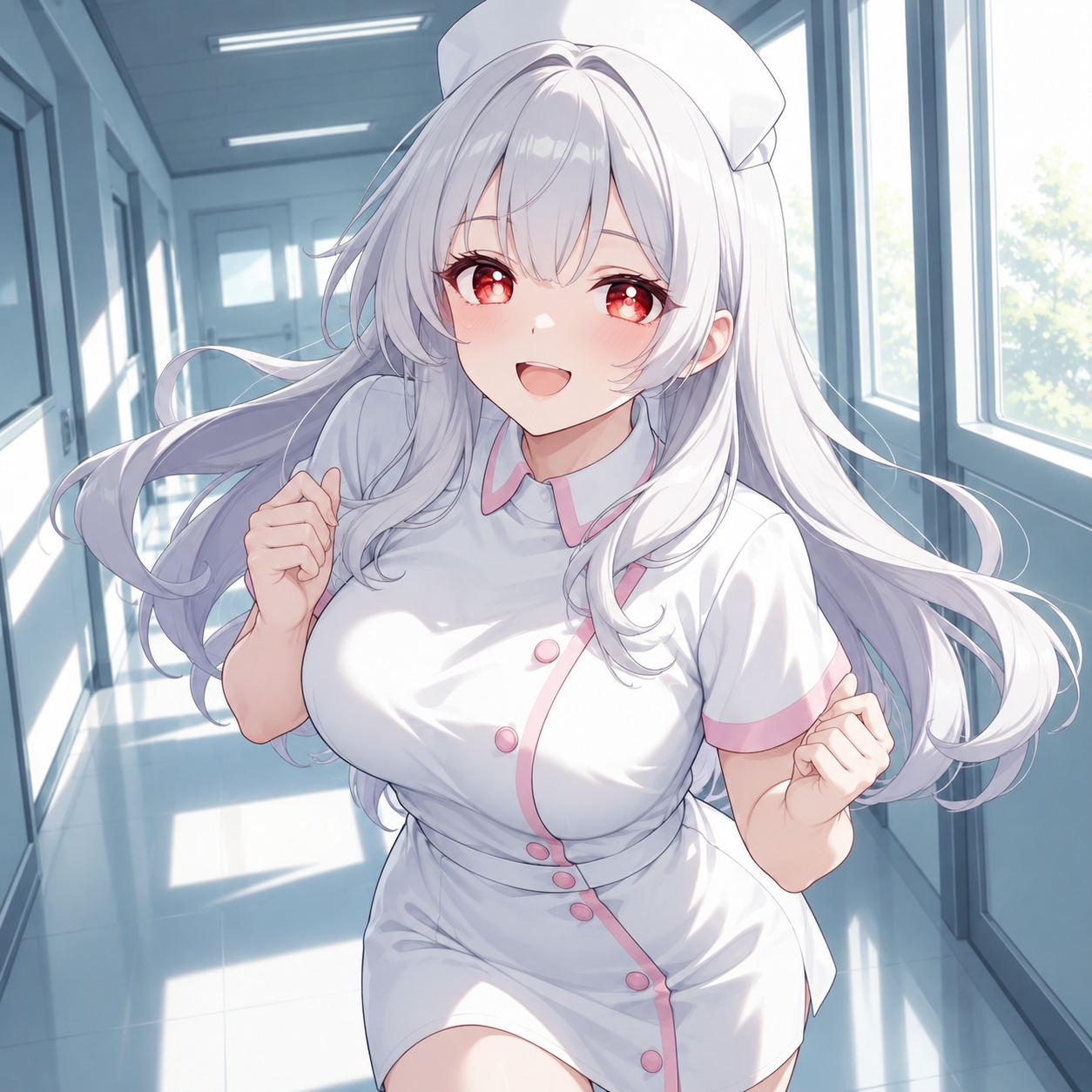 さな笑顔