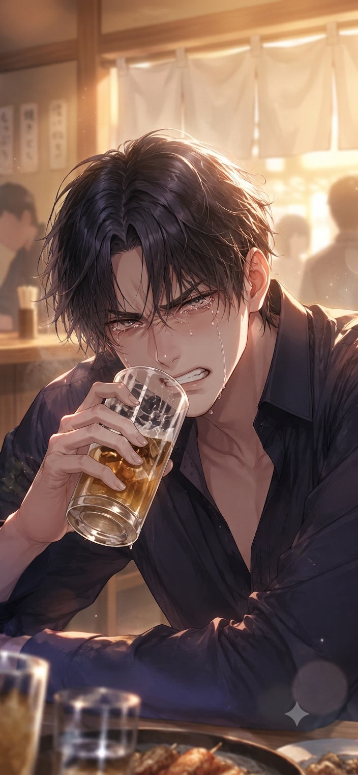 泣き睨み
