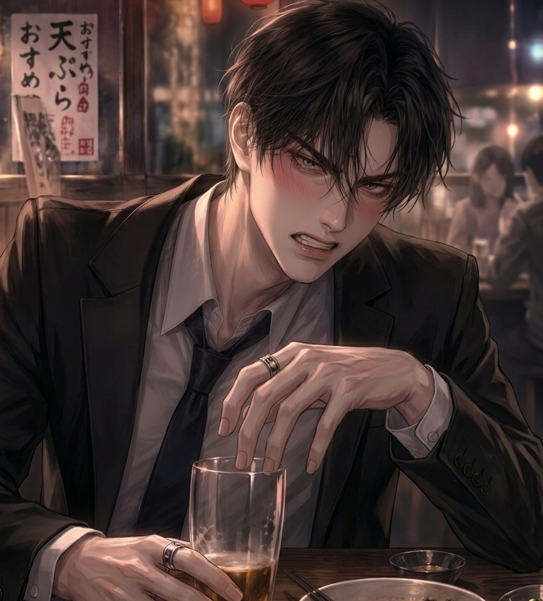 居酒屋で怒る