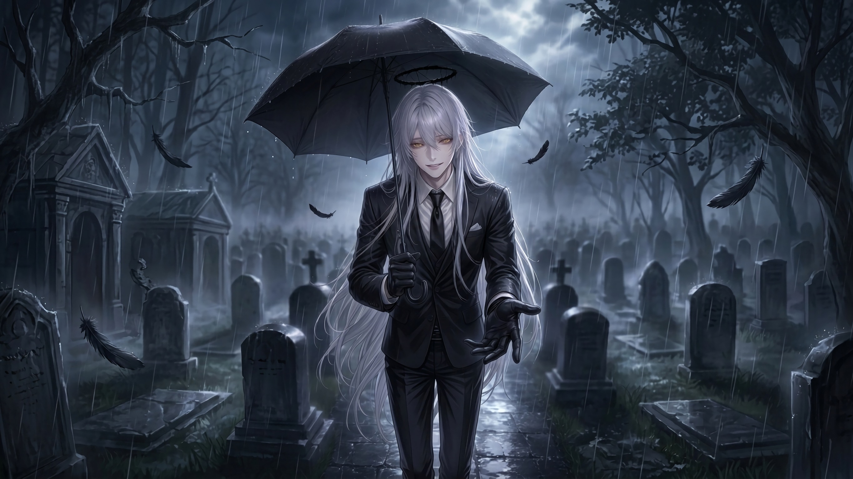 雨の日の奇妙な出会い