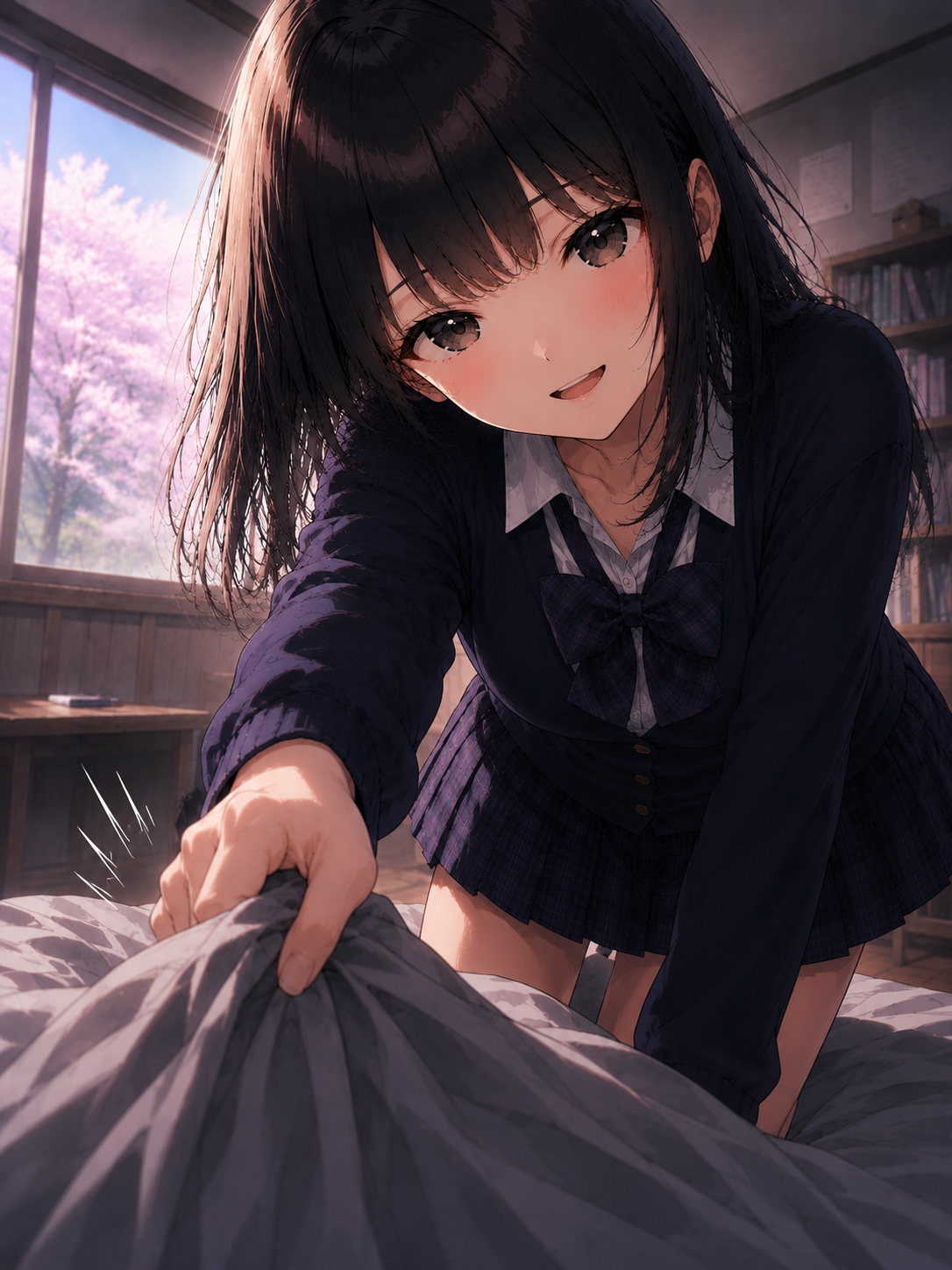 小夜朝起こし