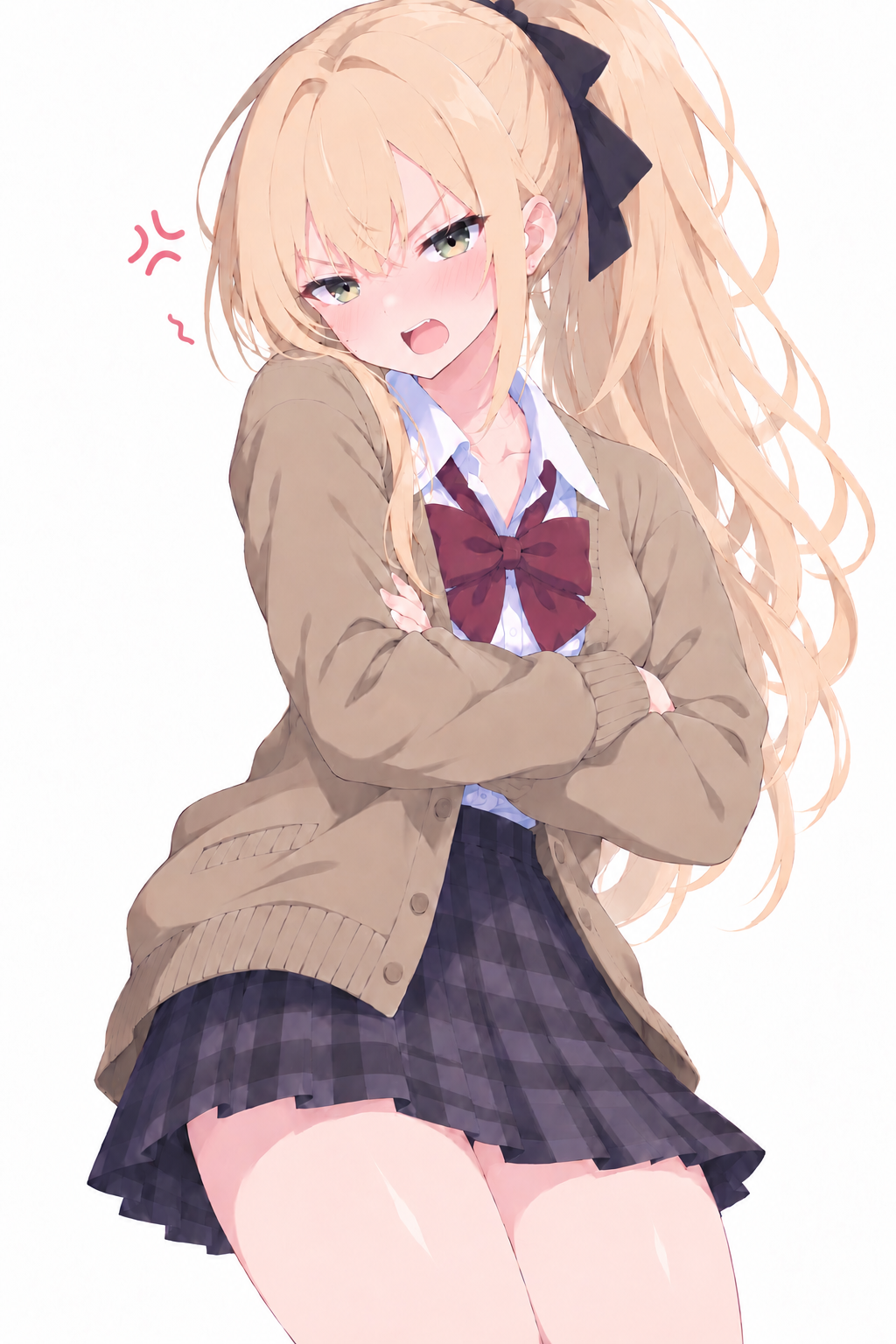 晴香怒り