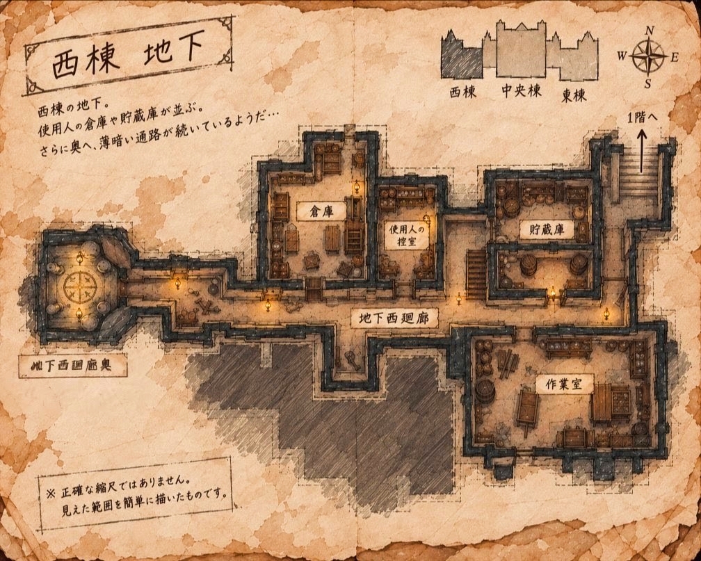 西棟地下
