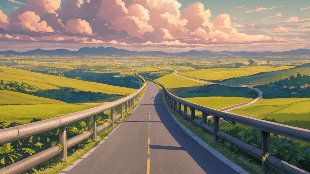 田舎ののどかな道