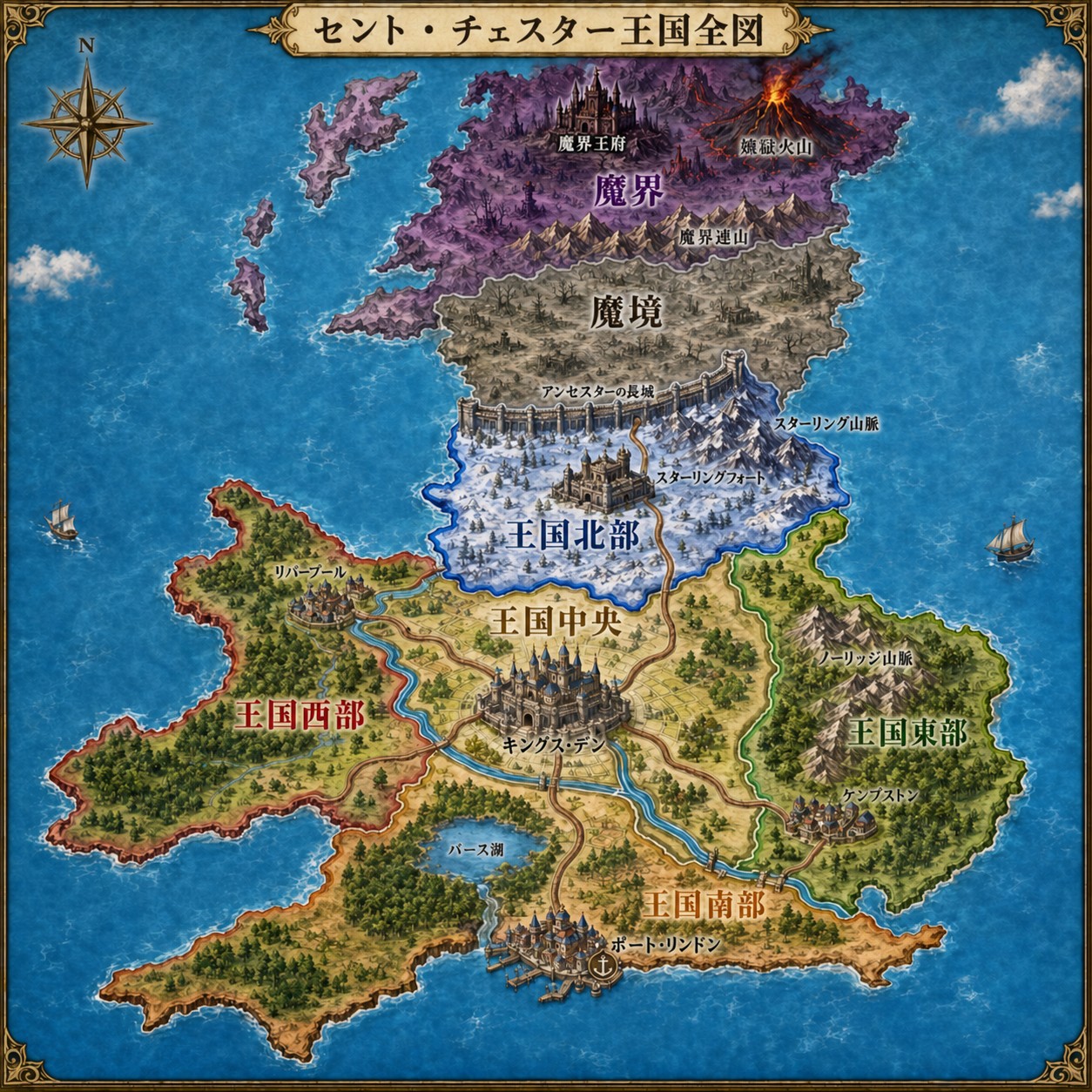 王国全図