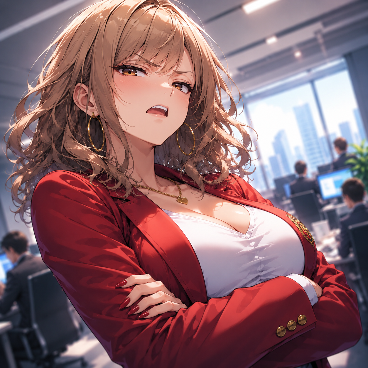 矢野麗香嘲笑