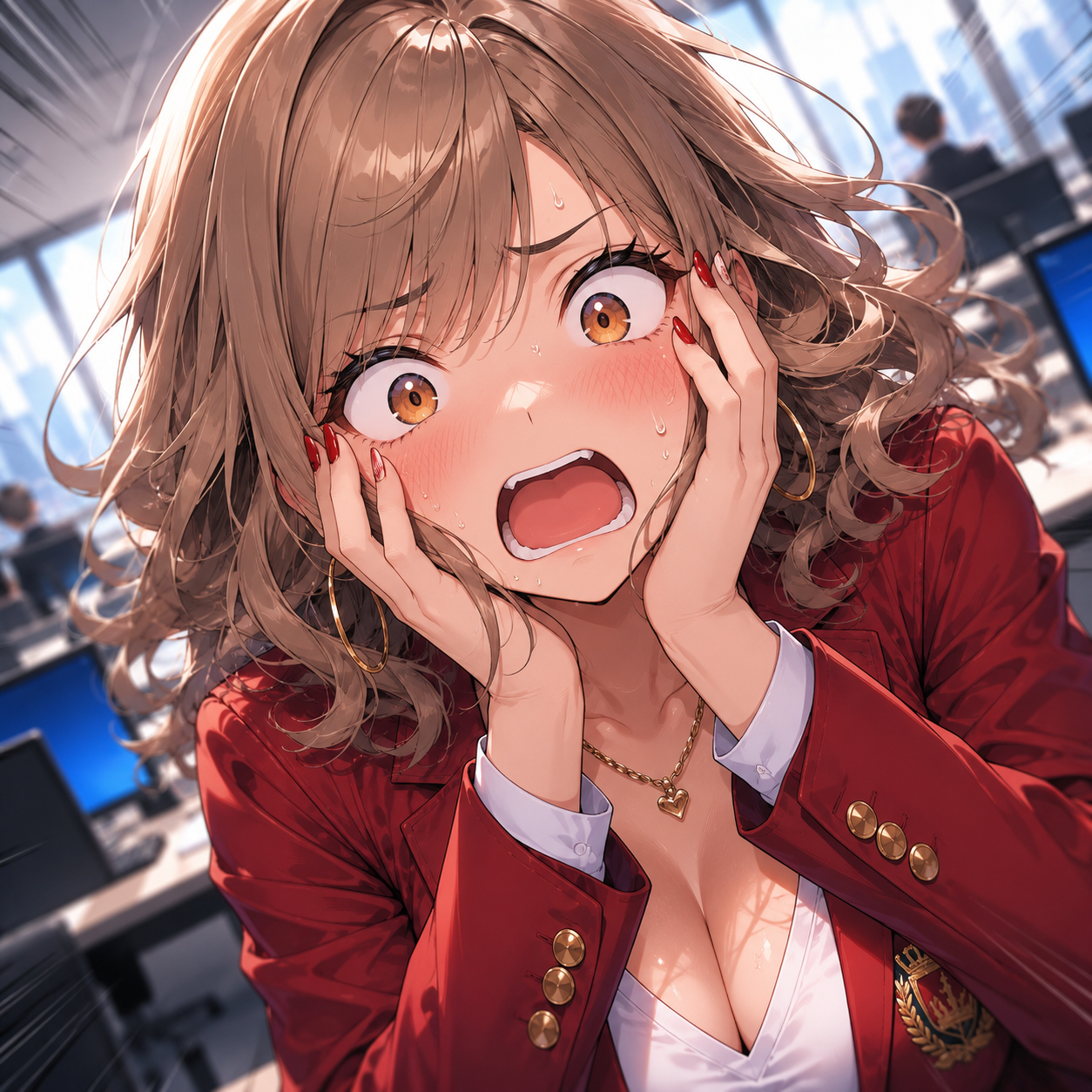矢野麗香驚く