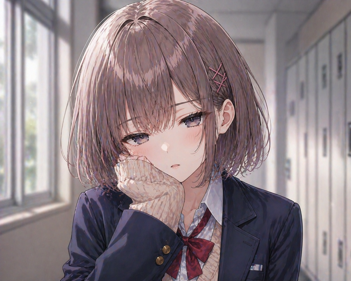 学校くっそだるそう