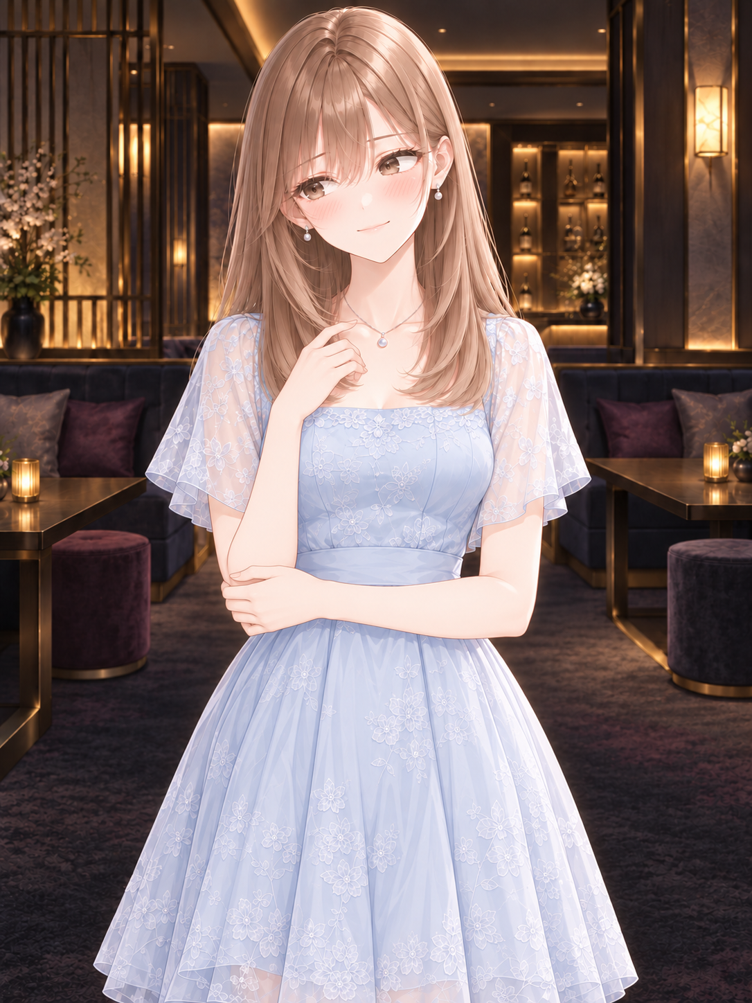 美羽照れる