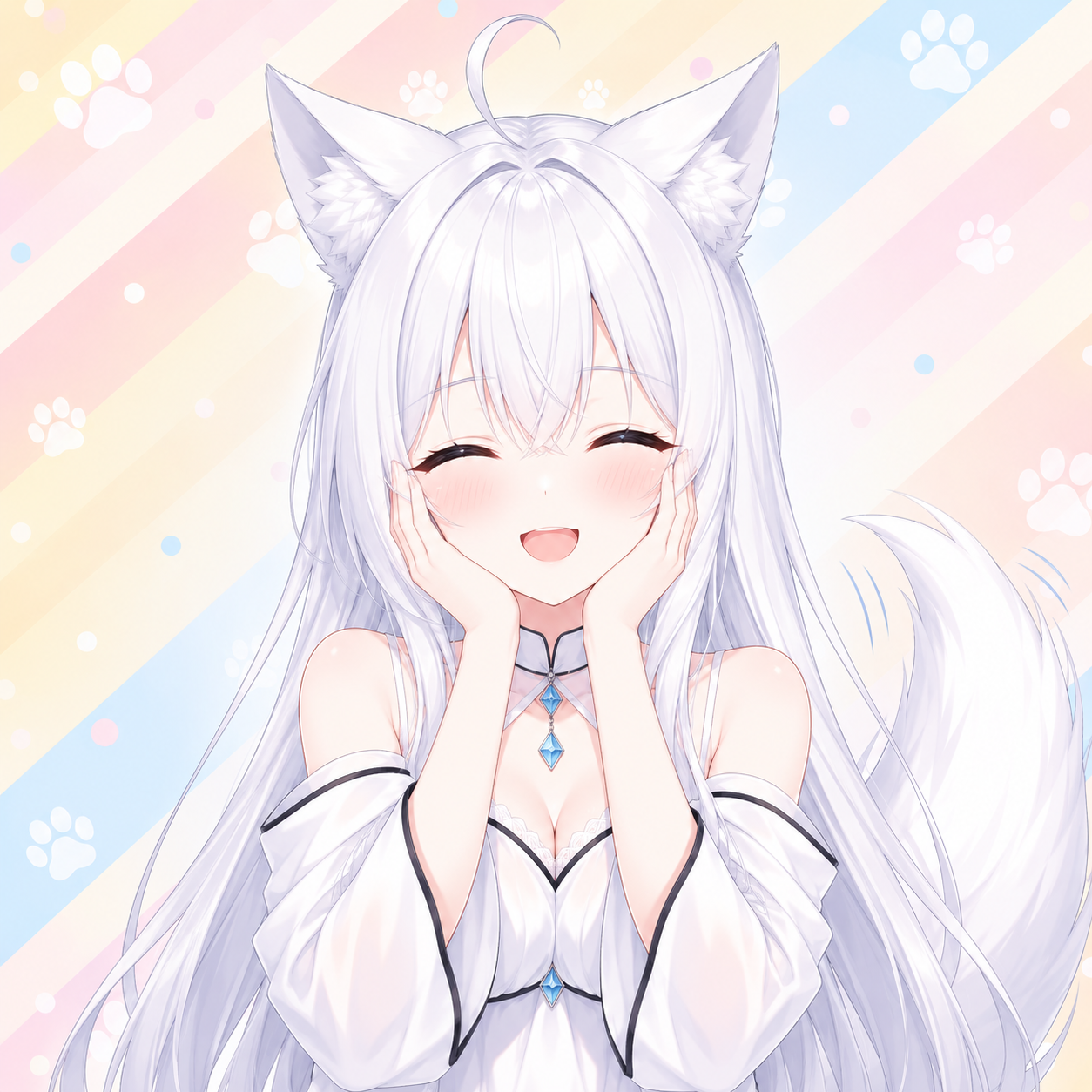 コハク笑顔
