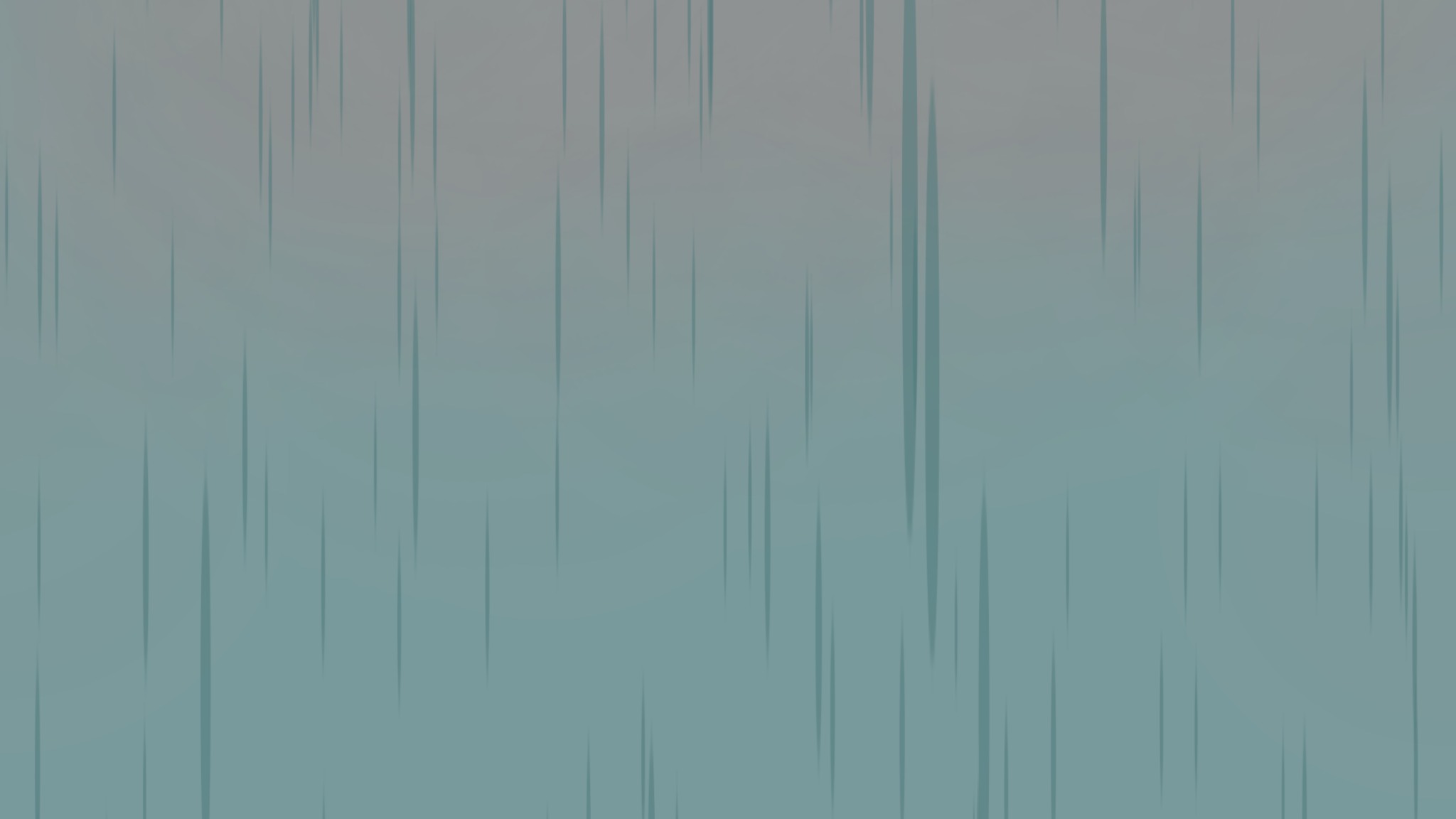 雨の日の外のシーン