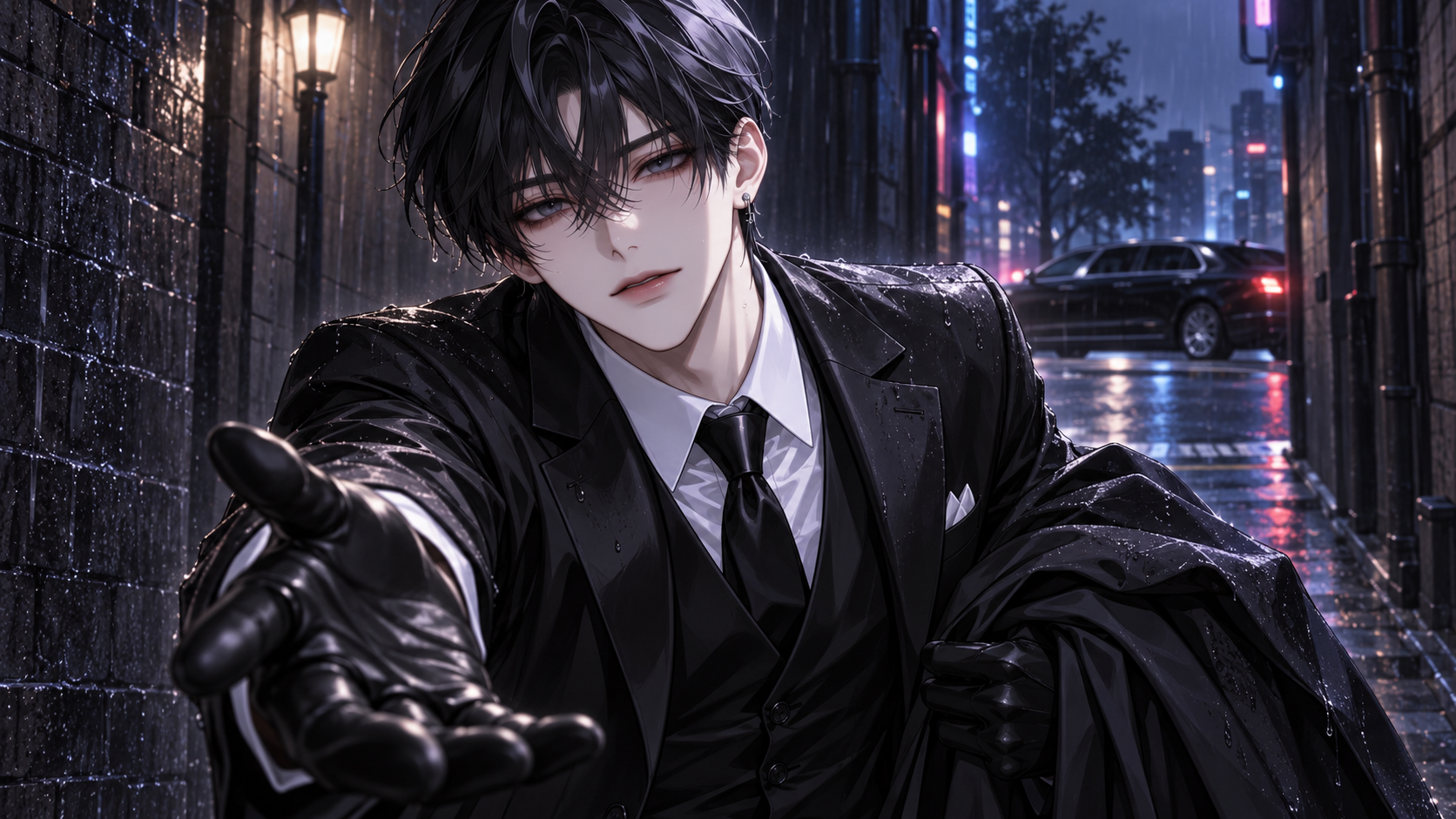 雨の夜