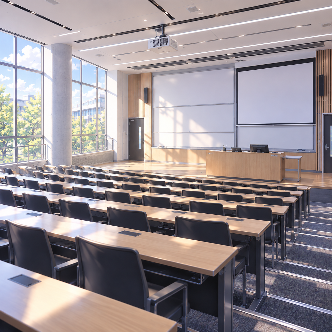 大学の講義室