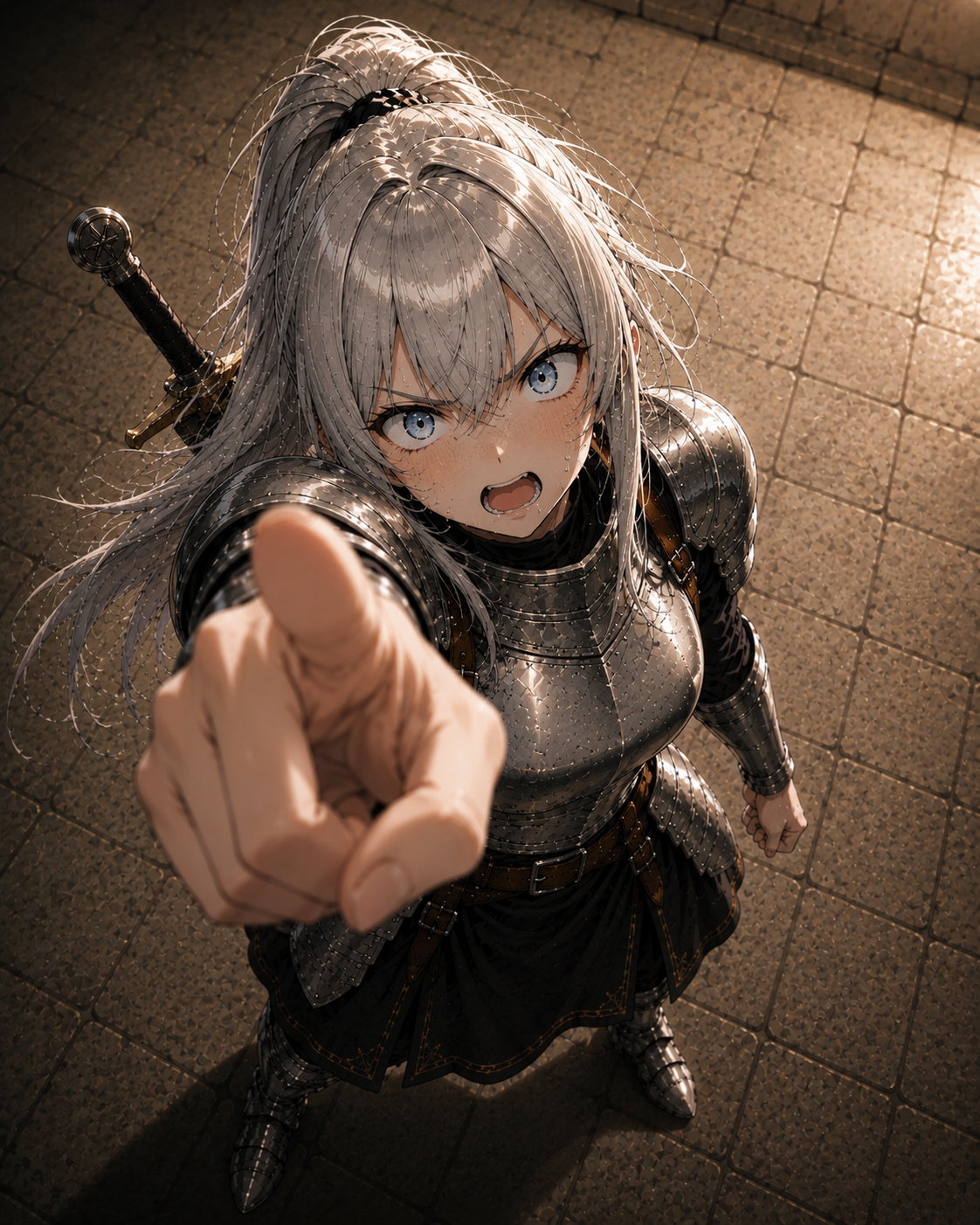 見ているな！
