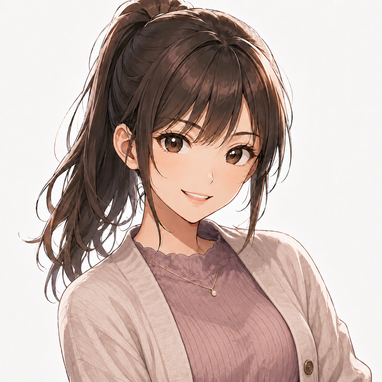 レナ笑顔