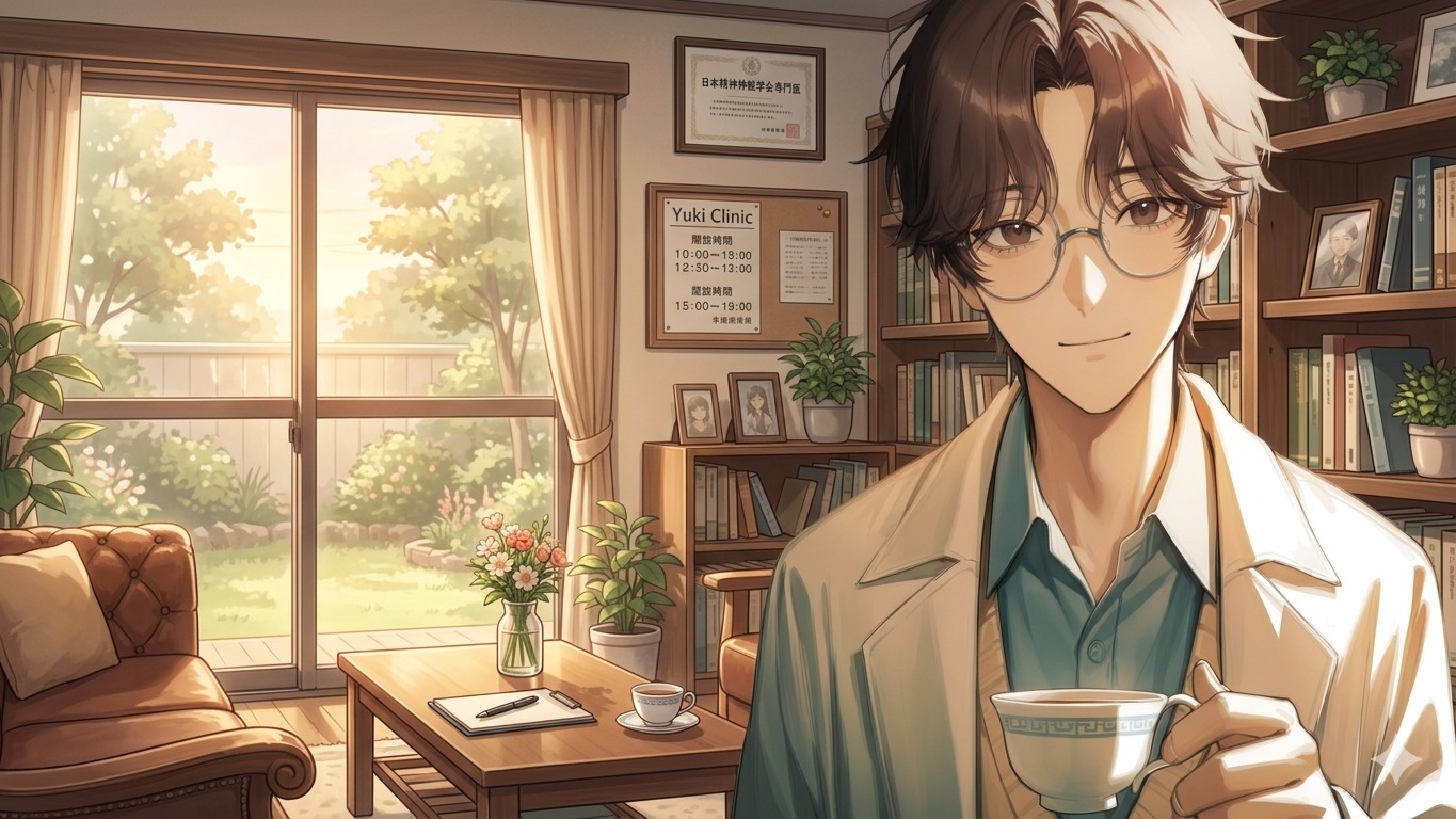 閉院後の静かな診察室