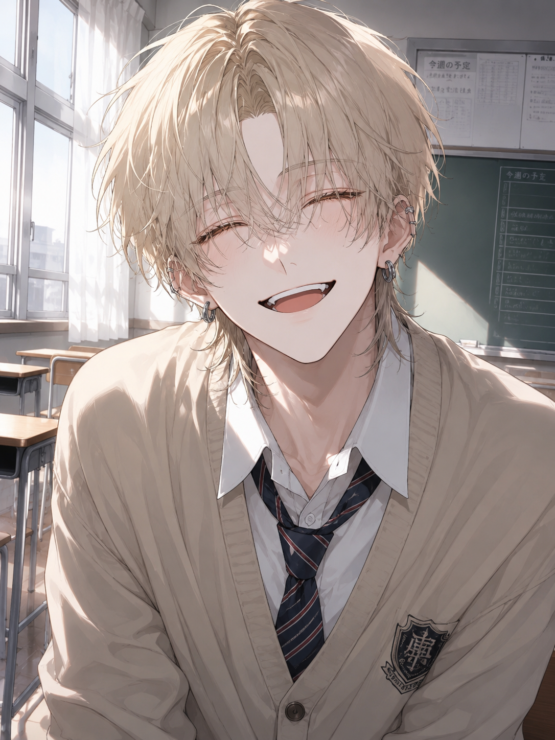 優しい笑顔