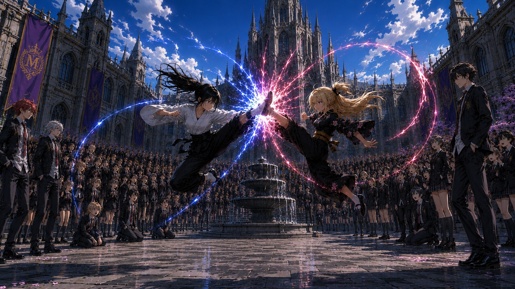 乾しのぶVS百瀬きいろの戦闘観戦