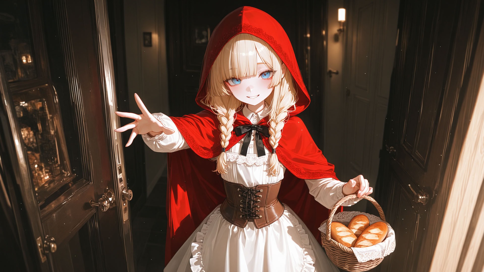 赤ずきんジェシー、ママに頼まれておばあちゃんの家へおつかい