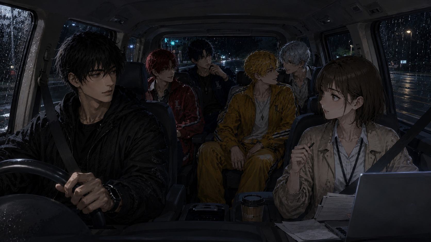 配信用ワゴン車
