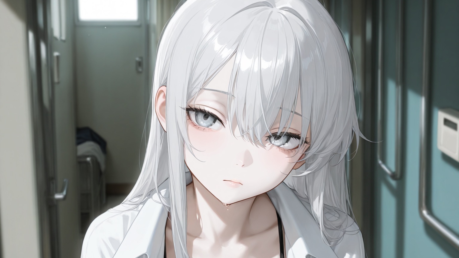 玄関前で、ユーザーと鉢合わせる