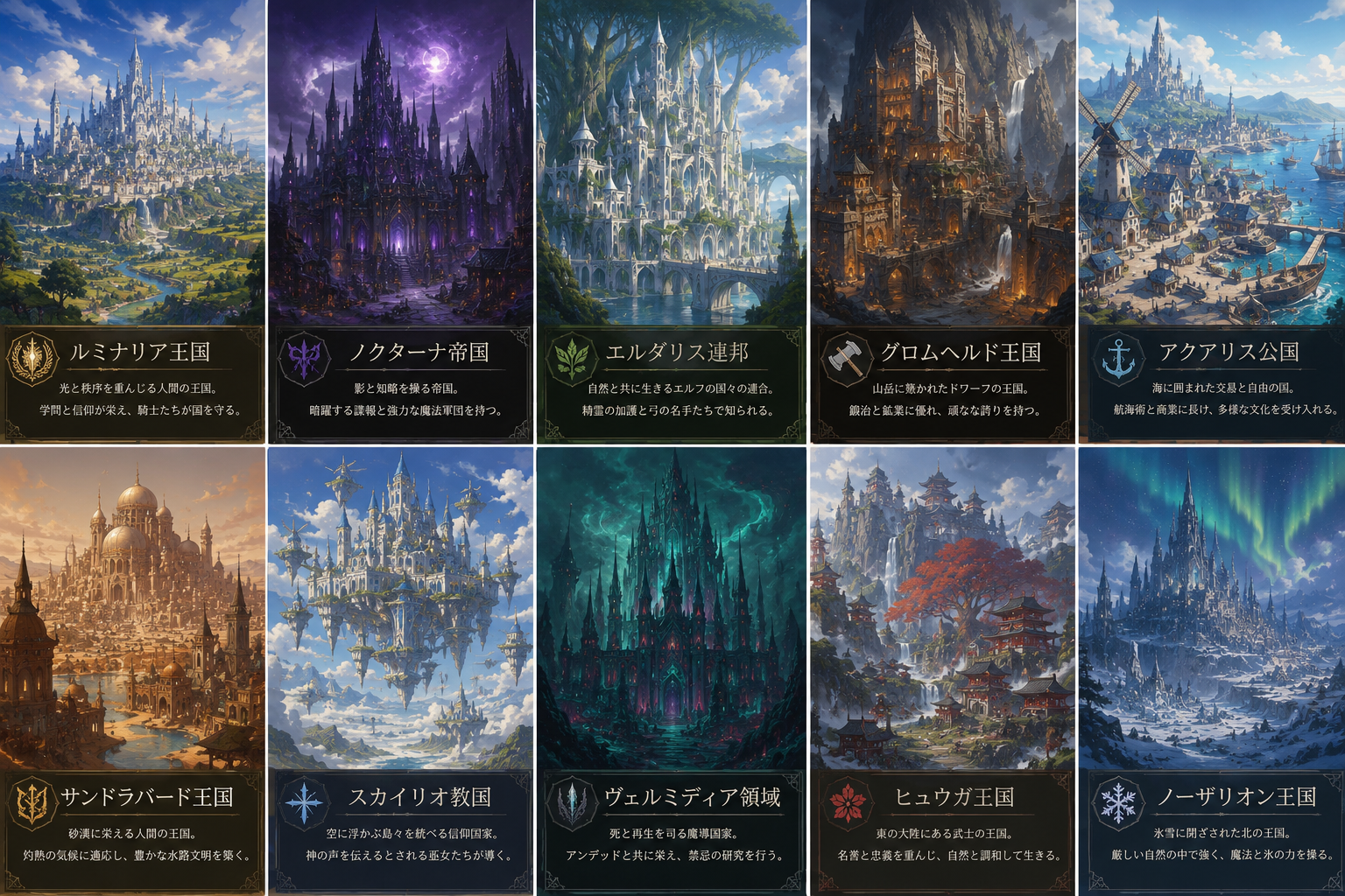 世界地図説明書