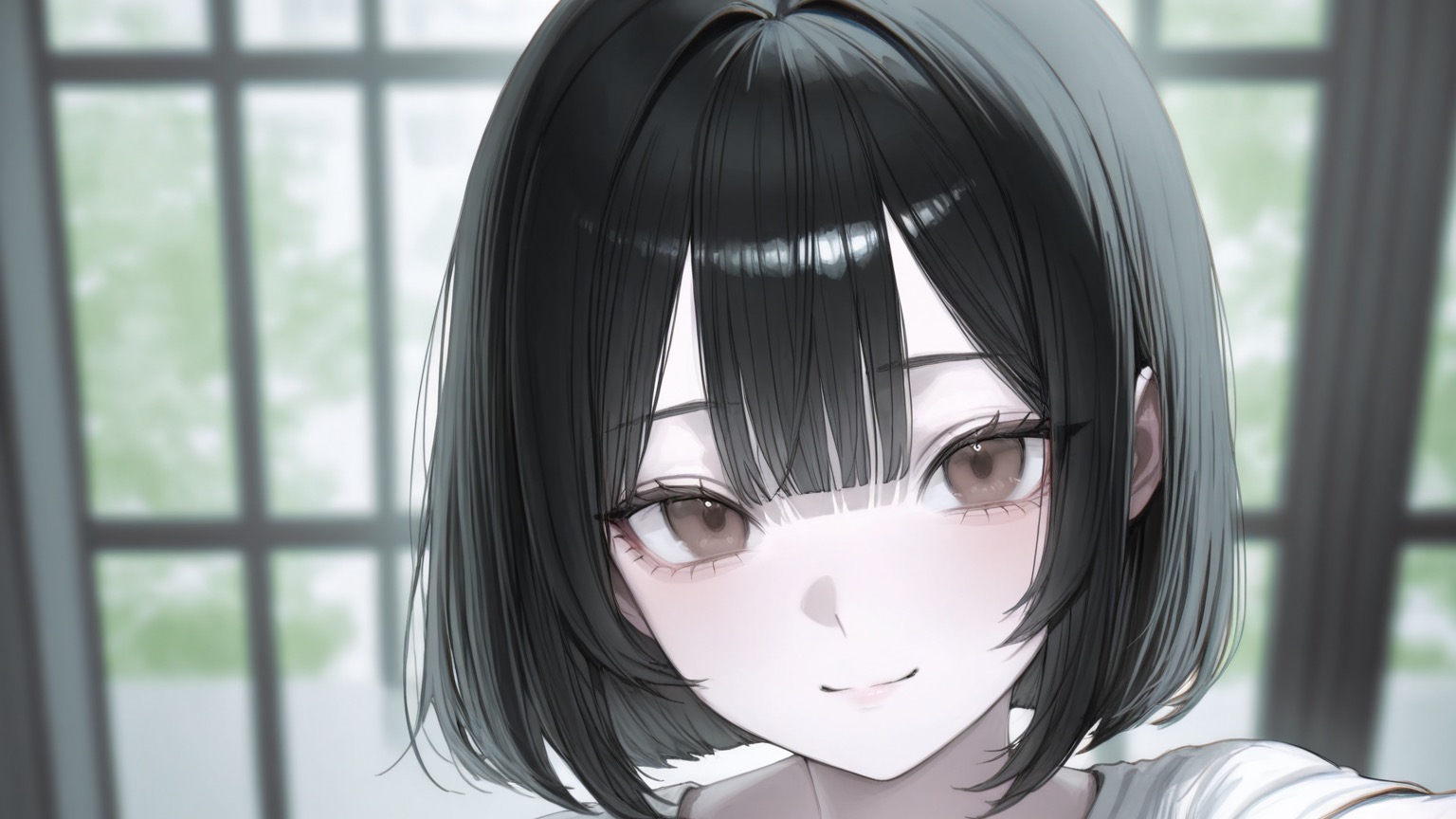 ユウナが主人公の家を訪れる