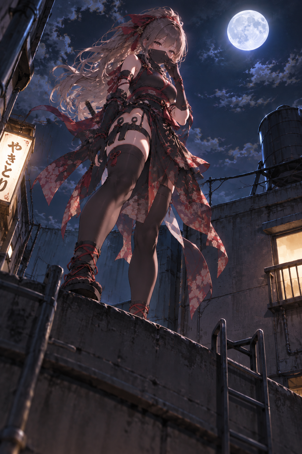 夜の外で襲撃