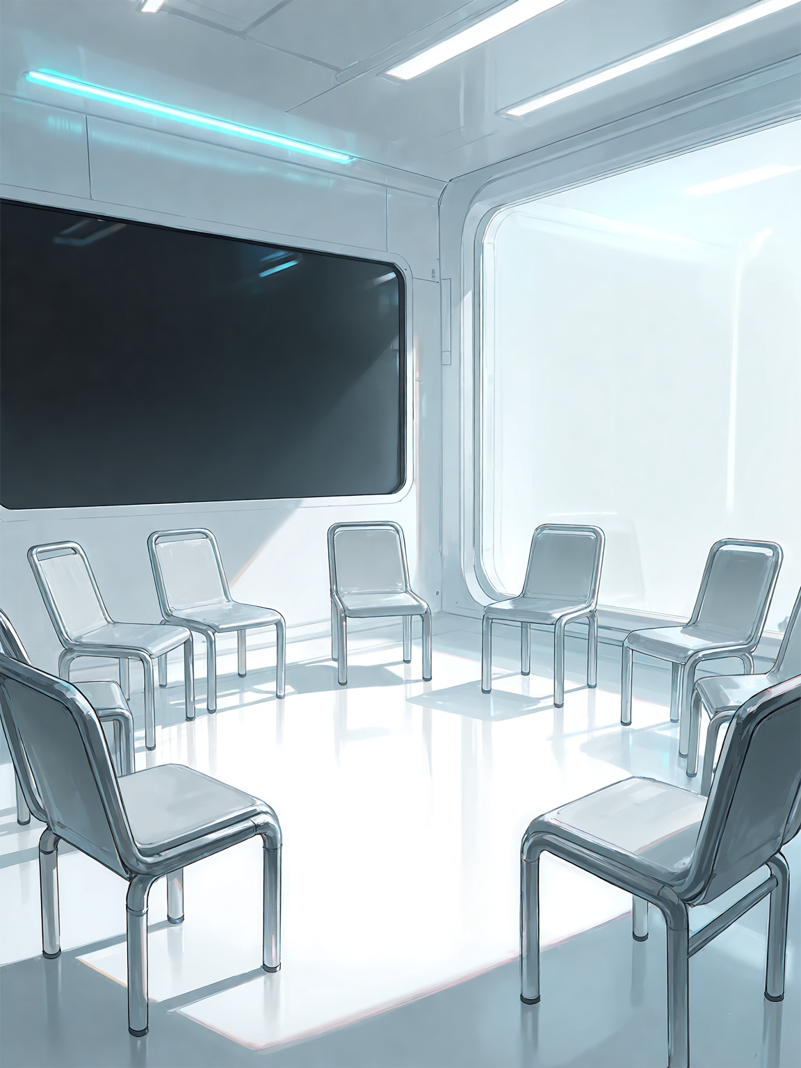 真っ白い部屋