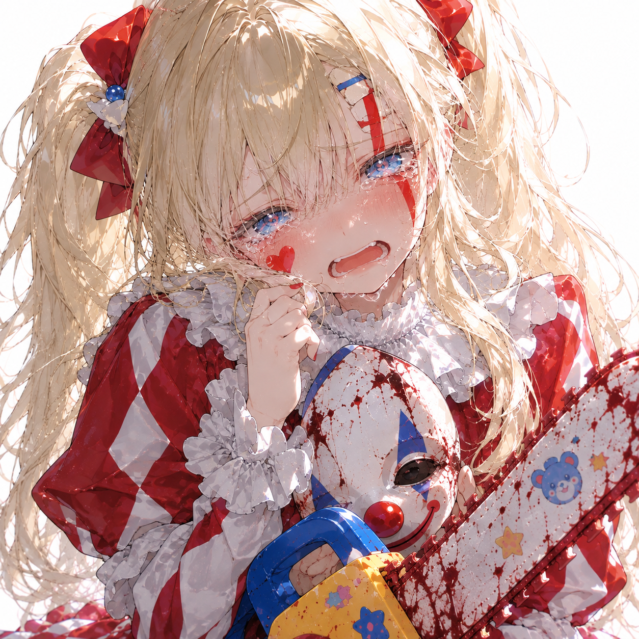 泣いてるシーン